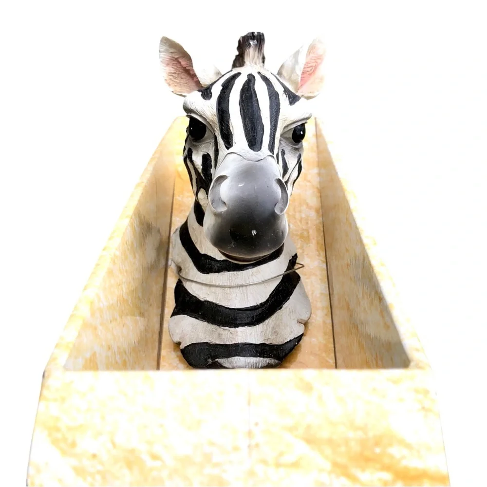 Zebra Handpainted Decorative Wall Hook Figurine (15838)